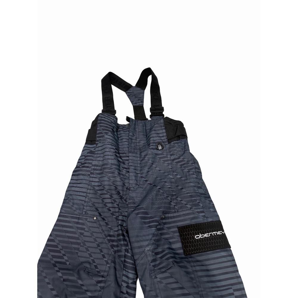 Obermeyer Kids Ski Snowboarding Insulated Ski Bib Pants Gray Size 5